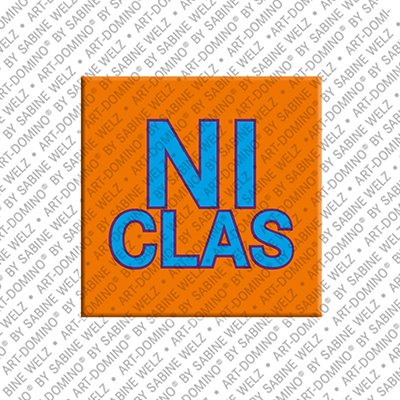 MAGNET-STORIES Niclas – Magnet with the name Niclas