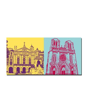 MAGNET-STORIES Nizza - Place Garibaldi + Basilisque Notre-Dame de Nice