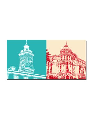 MAGNET-STORIES Nizza - Turm Saint Francois + Negresco