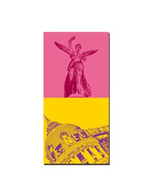 MAGNET-STORIES Nizza - Nikh-Statue + Negresco-Kuppel