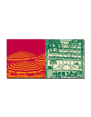 MAGNET-STORIES Nice - Umbrellas at the Promenade des Anglais + Casino