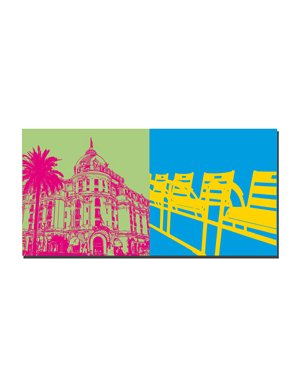 MAGNET-STORIES Nice - Negresco + Chaises sur la Promenade des Anglais
