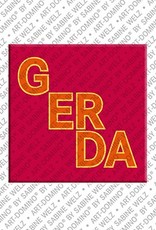 MAGNET-STORIES Gerda – Magnet mit dem Vornamen Gerda