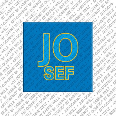 ART-DOMINO® BY SABINE WELZ Josef – Magnet with the name Josef