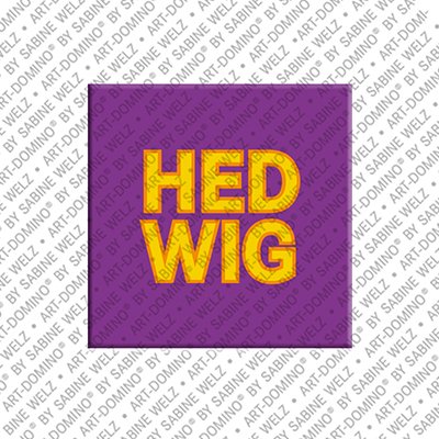 ART-DOMINO® BY SABINE WELZ Hedwig – Aimant avec le nom Hedwig