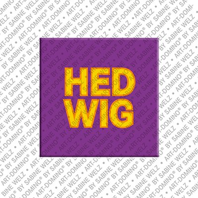 ART-DOMINO® BY SABINE WELZ Hedwig – Magnet with the name Hedwig