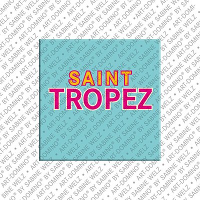 ART-DOMINO® BY SABINE WELZ Saint Tropez  - Lettering Saint Tropez