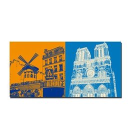 MAGNET-STORIES PICTURE ON CANVAS - PARIS - 4313