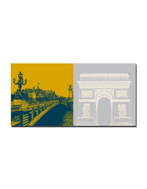 MAGNET-STORIES Paris - Pont Alexandre + L'arc de triomphe