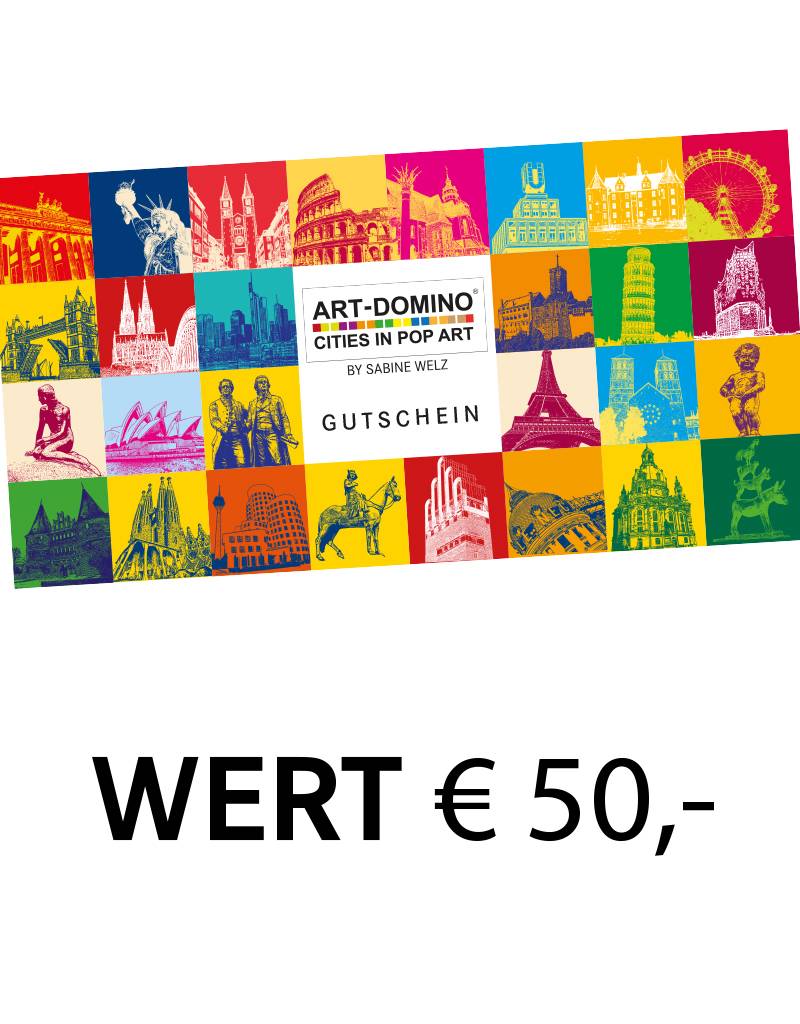 ART-DOMINO® BY SABINE WELZ  Gift voucher worth € 50