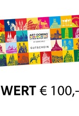 ART-DOMINO® BY SABINE WELZ Chèque-cadeau d'une valeur de 100 €