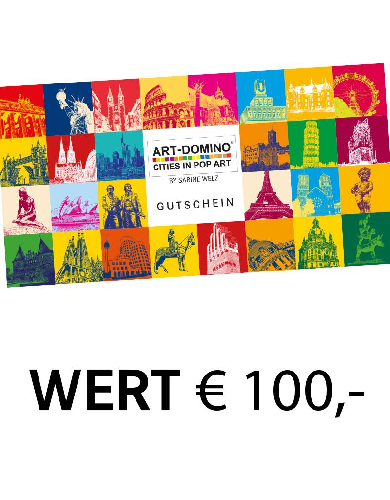 ART-DOMINO® BY SABINE WELZ  Gift voucher worth € 100