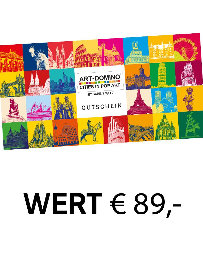 ART-DOMINO® BY SABINE WELZ Geschenkgutschein im Wert von € 89