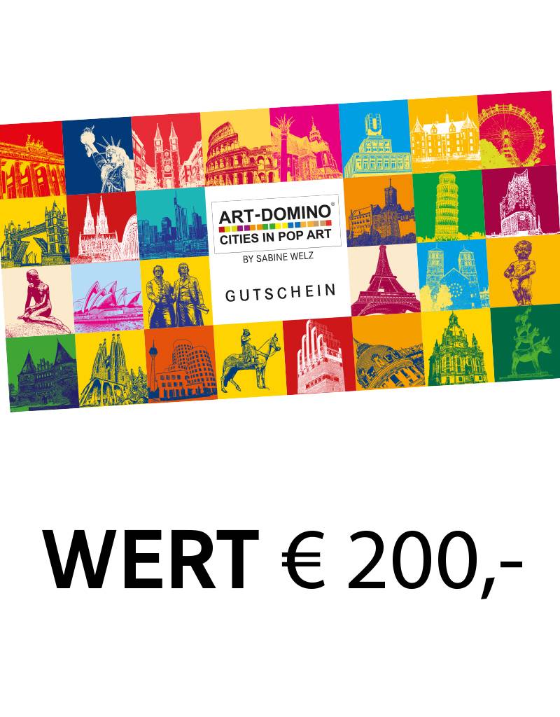 ART-DOMINO® BY SABINE WELZ  Gift voucher worth € 200