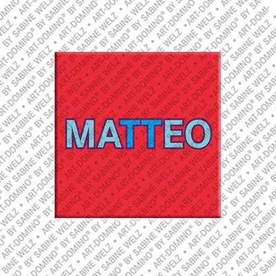 MAGNET-STORIES Matteo – Magnet with the name Matteo