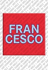 MAGNET-STORIES Francesco – Magnet mit dem Vornamen Francesco