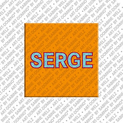 MAGNET-STORIES Serge – Magnet mit dem Vornamen Serge