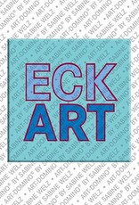 ART-DOMINO® BY SABINE WELZ Eckart – Aimant avec le nom Eckart