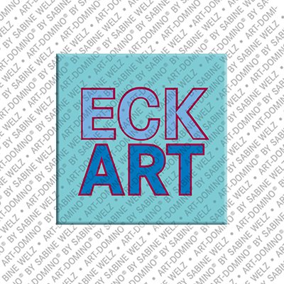 ART-DOMINO® BY SABINE WELZ Eckart – Magnet with the name Eckart