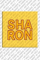 ART-DOMINO® BY SABINE WELZ Sharon – Magnet with the name Sharon