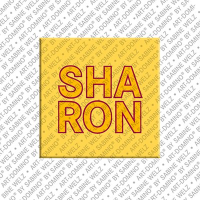 ART-DOMINO® BY SABINE WELZ Sharon – Magnet with the name Sharon