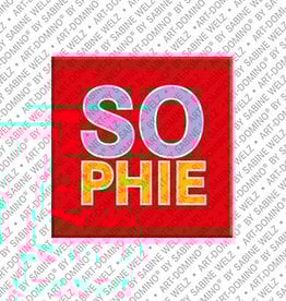 ART-DOMINO® BY SABINE WELZ Magnet - SOPHIE