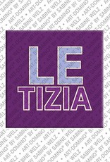 MAGNET-STORIES Letizia – Magnet mit dem Vornamen Letizia
