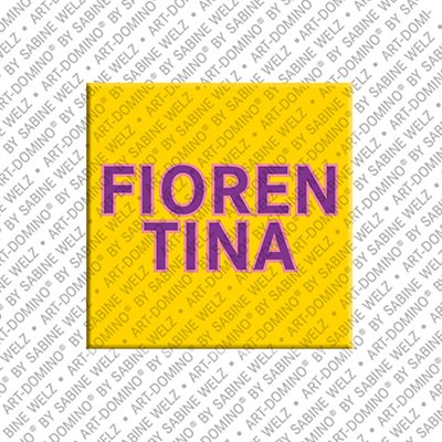 MAGNET-STORIES Fiorentina – Aimant avec le nom Fiorentina