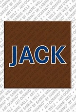 ART-DOMINO® BY SABINE WELZ Jack – Magnet with the name Jack