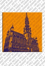 ART-DOMINO® BY SABINE WELZ Brüssel – Rathaus Grand Place