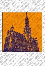 ART-DOMINO® BY SABINE WELZ Brussels - Town Hall Grand Place