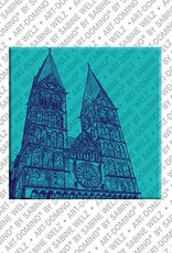 ART-DOMINO® BY SABINE WELZ Bremen – St. Peter's Cathedral