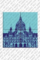 ART-DOMINO® BY SABINE WELZ Hannover - Neues Rathaus