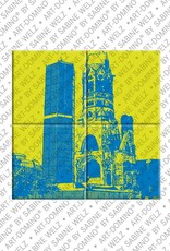 ART-DOMINO® BY SABINE WELZ Berlin - Kaiser Wilhelm Memorial Church 2