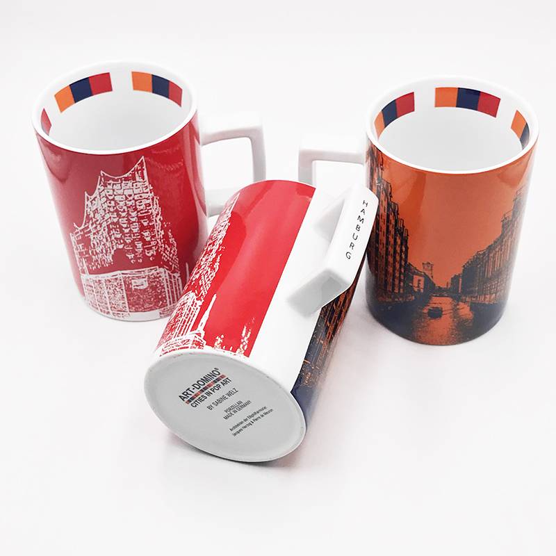 ART-DOMINO® BY SABINE WELZ Hamburg CITY-MUG - 08