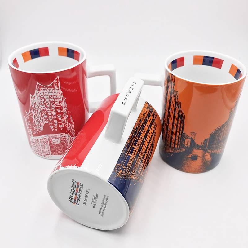 ART-DOMINO® BY SABINE WELZ Hamburg CITY-MUG - 08