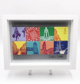 MAGNET-STORIES MAGNETIC PICTURE HAMBURG MOTIF MIX 8-01