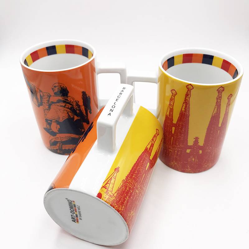 ART-DOMINO® BY SABINE WELZ BARCELONA CITY-MUG - 01