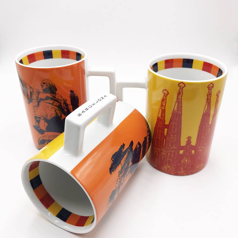 ART-DOMINO® BY SABINE WELZ BARCELONA CITY-MUG - 01