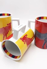 ART-DOMINO® BY SABINE WELZ ZEBRA ANIMAL-MUG 02