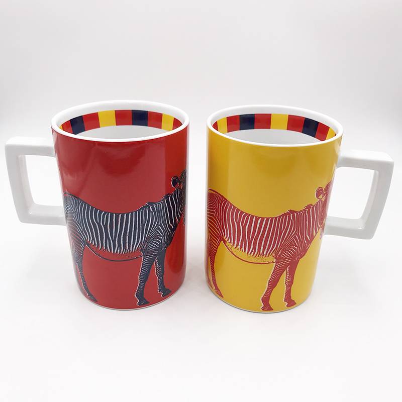 ART-DOMINO® BY SABINE WELZ ZEBRA ANIMAL-MUG 02