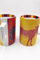 ART-DOMINO® BY SABINE WELZ ZEBRA ANIMAL-MUG 02