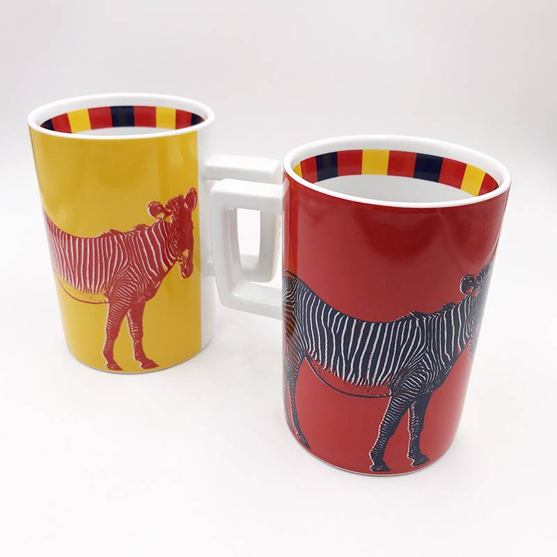 ART-DOMINO® BY SABINE WELZ ZÈBRE ANIMAL-MUG 02