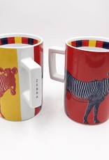 ART-DOMINO® BY SABINE WELZ ZEBRA ANIMAL-MUG 02