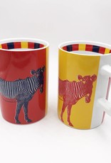 ART-DOMINO® BY SABINE WELZ ZEBRA ANIMAL-MUG 02