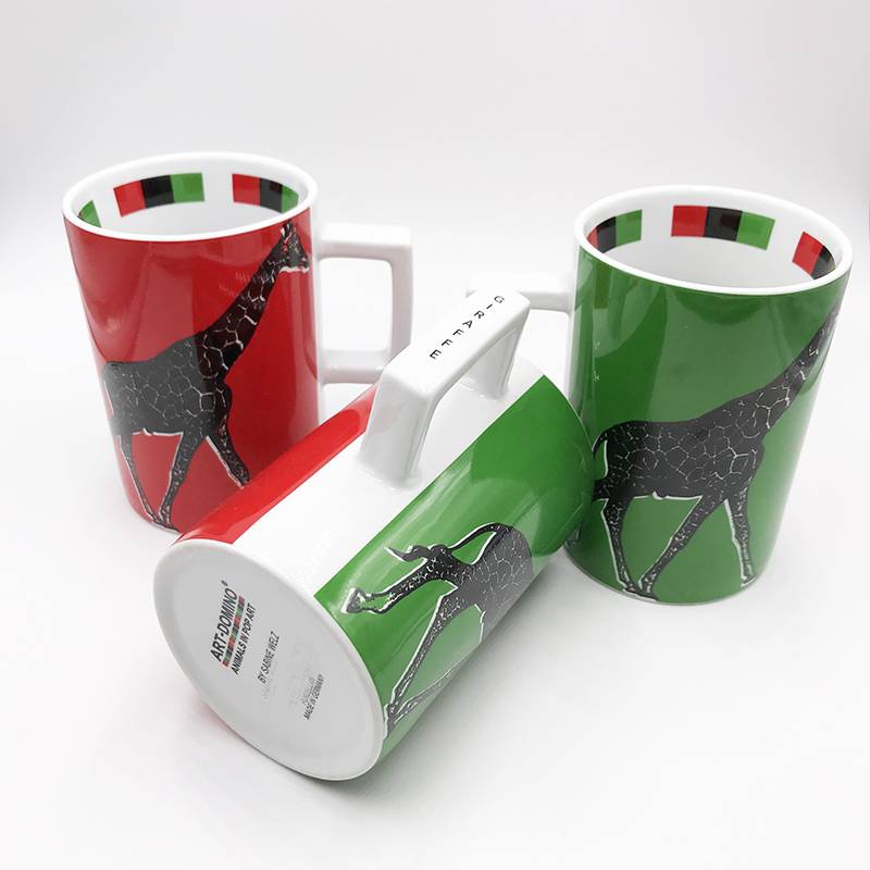 ART-DOMINO® BY SABINE WELZ GIRAFE ANIMAL-MUG 01