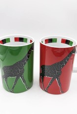 ART-DOMINO® BY SABINE WELZ GIRAFE ANIMAL-MUG 01