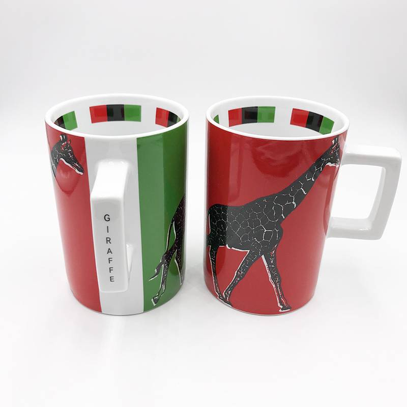 ART-DOMINO® BY SABINE WELZ GIRAFE ANIMAL-MUG 01