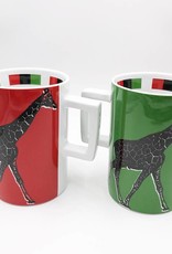 ART-DOMINO® BY SABINE WELZ GIRAFFE ANIMAL-MUG 01