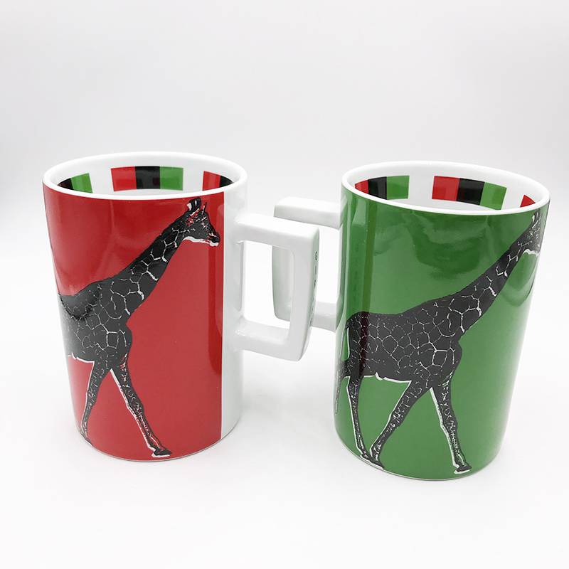 ART-DOMINO® BY SABINE WELZ GIRAFE ANIMAL-MUG 01